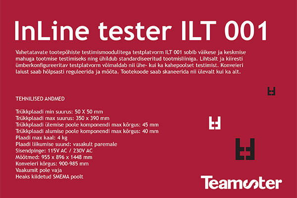 InLine tester ILT 001